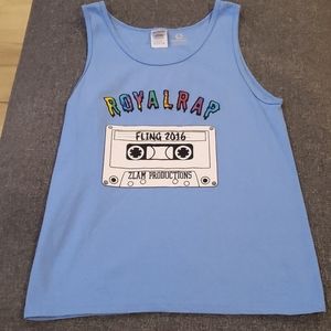 Custom 90's rap theme event tank
